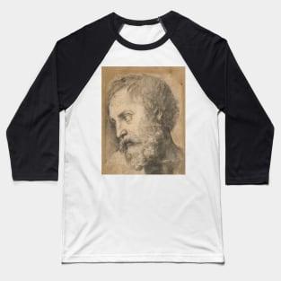 Head of An Apostle in the Transfiguration by Raphael Baseball T-Shirt